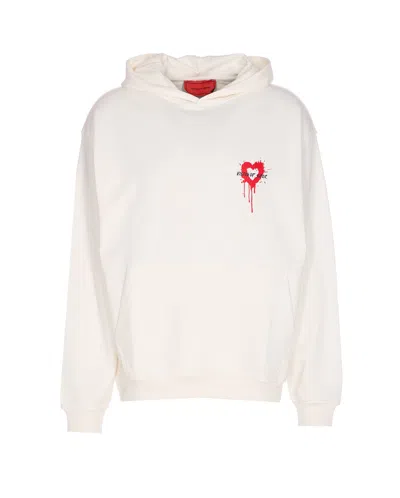 VISION OF SUPER HEART PRINT HOODIE