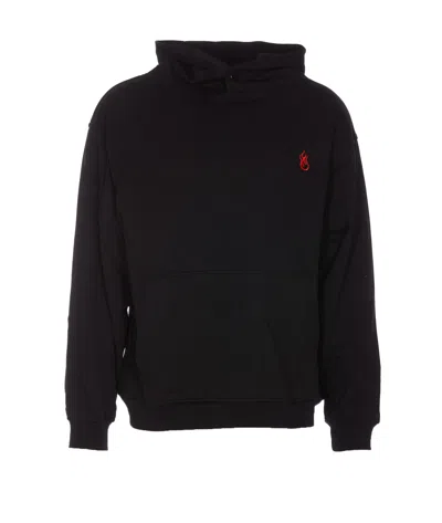 VISION OF SUPER HOODIE WITH FLAMES LOGO