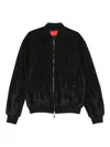 Vision Of Super Zip-up Bomber Jacket In Black