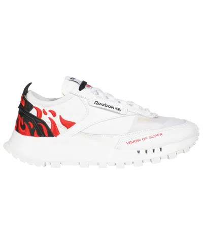 Vision Of Super Leather Sneakers In White