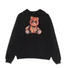 Vision Of Super Lightweight Hooded Sweatshirt For Men Pandy Print Hoodie In Black