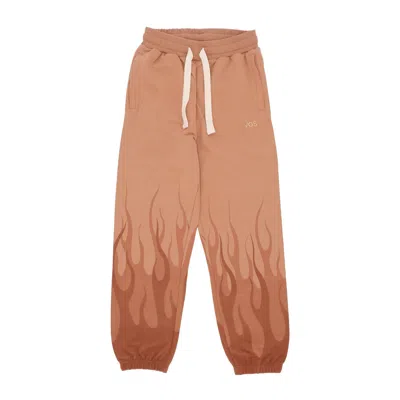 Vision Of Super Lightweight Men's Double Flames Pants Terracotta