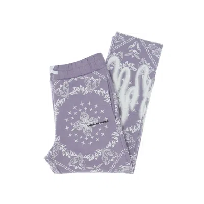 Vision Of Super Lightweight Tracksuit Pants Men Bandana Print Pants Lilac