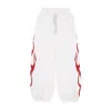 Vision Of Super Flame-print Elasticated-waistband Track Pants In Off White/red