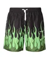 Vision Of Super Costume Nero Con Doppia Fiamma In Black