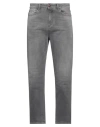 Vision Of Super Man Jeans Grey Size 30 Cotton, Elastane In Grey