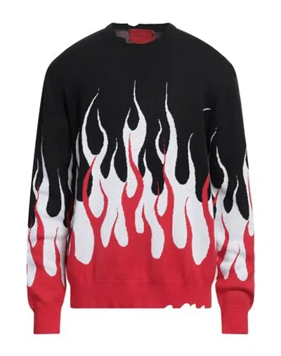 Vision Of Super Man Sweater Black Size L Cotton
