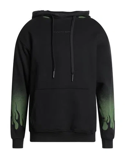 Vision Of Super Man Sweatshirt Black Size Xs Cotton