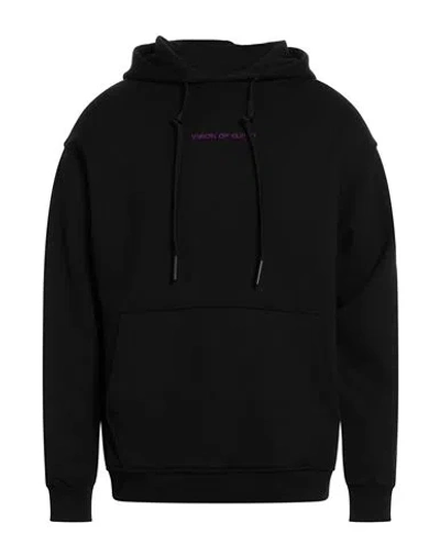 Vision Of Super Man Sweatshirt Black Size S Cotton, Elastane