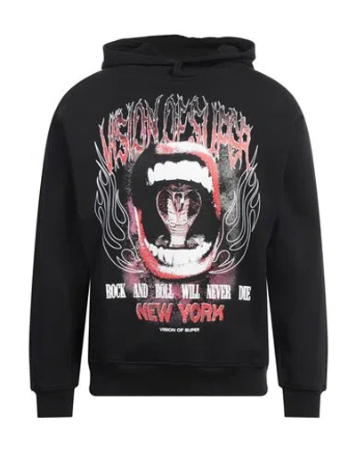 Vision Of Super Man Sweatshirt Black Size Xl Cotton