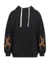 Vision Of Super Man Sweatshirt Black Size L Cotton, Elastane In Black