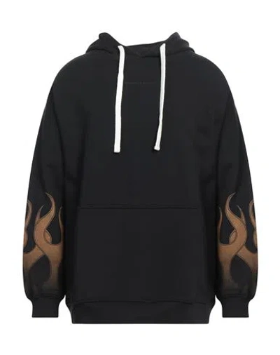 Vision Of Super Man Sweatshirt Black Size L Cotton, Elastane