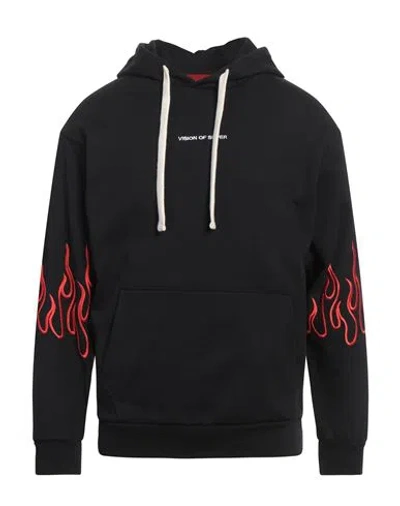 Vision Of Super Man Sweatshirt Black Size Xxl Cotton