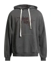 Vision Of Super Man Sweatshirt Charcoal Size L Cotton, Elastane In Gray