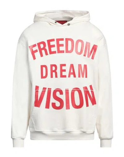 Vision Of Super Man Sweatshirt Off White Size M Cotton