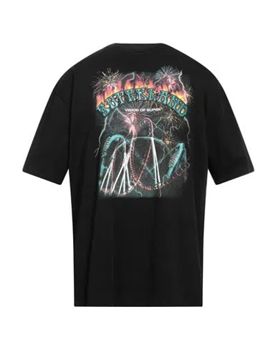 Vision Of Super Man T-shirt Black Size S Cotton