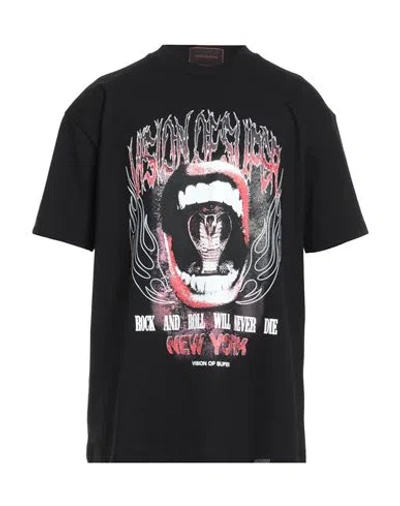 Vision Of Super Man T-shirt Black Size Xl Cotton