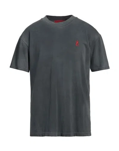 Vision Of Super Man T-shirt Lead Size S Cotton In Gray