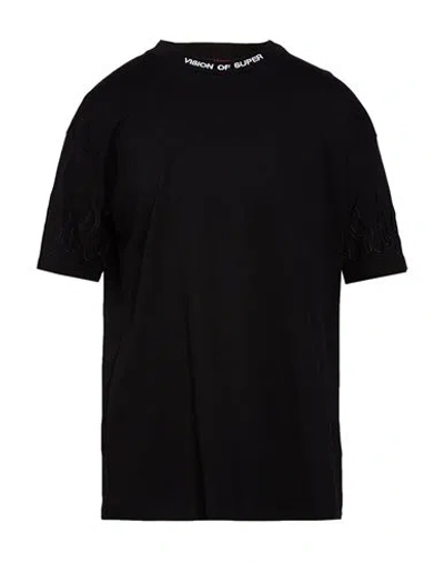 Vision Of Super Man T-shirt Black Size L Cotton