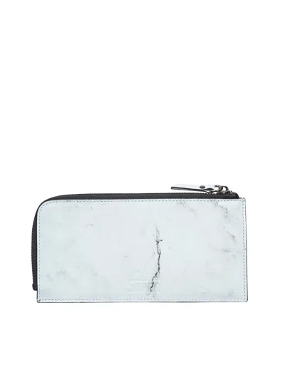 Vision Of Super Marble Printed Wallet In Blue