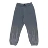 Vision Of Super Men's Corrosive Flames Pants Balsam Green In Balsam Green