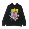 Vision Of Super Men's Lightweight Hooded Sweatshirt Clowns Print Oversize Hoodie Black In Black