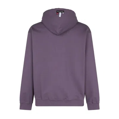 Vision Of Super Men's Lightweight Hooded Sweatshirt Rock Tiger Print Hoodie In Purple