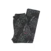 Vision Of Super Men's Lightweight Tracksuit Pants Allover Leopard Pants Black In Black