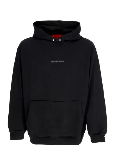 Vision Of Super Men's Military Skull On Back Hoodie Black
