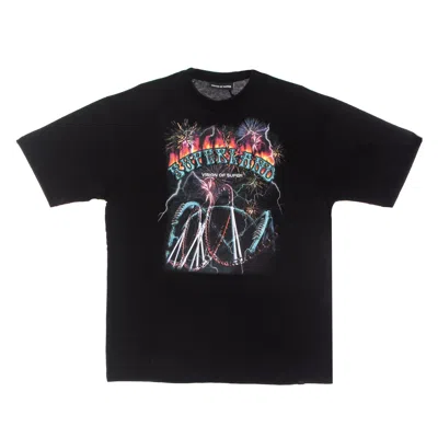 Vision Of Super Men's Rides Print Tee Black