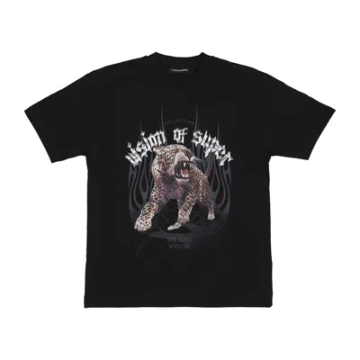 Vision Of Super Men's Rock Tiger Print Tee T-shirt In Animal Print