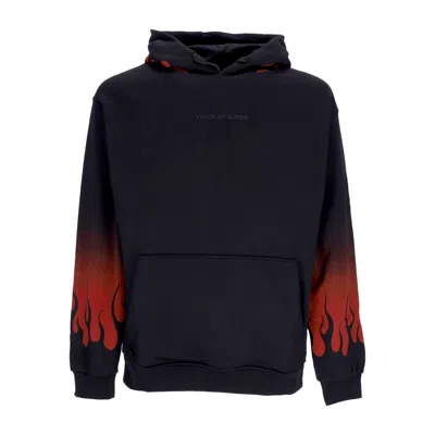 Vision Of Super Negative Flames Hoodie Men's Hoodie Black/red