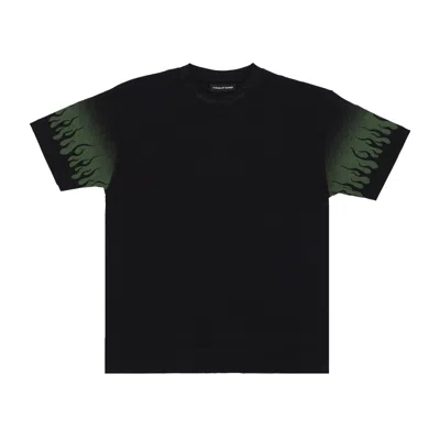 Vision Of Super Negative Flames Tee Men's T-shirt Black/green