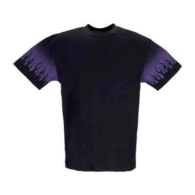 Vision Of Super Negative Flames Tee Men's T-shirt Black/purple