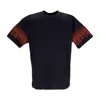 Vision Of Super Negative Flames Tee Men's T-shirt Black/red In Black