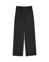 Vision Of Super Pantalone Nero Con Fiamme Ricamate