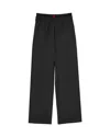 Vision Of Super Pantalone Nero Con Fiamme Ricamate