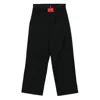 Vision Of Super Embroidered-flames Trousers In Black