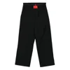 Vision Of Super Embroidered-flames Trousers In Black