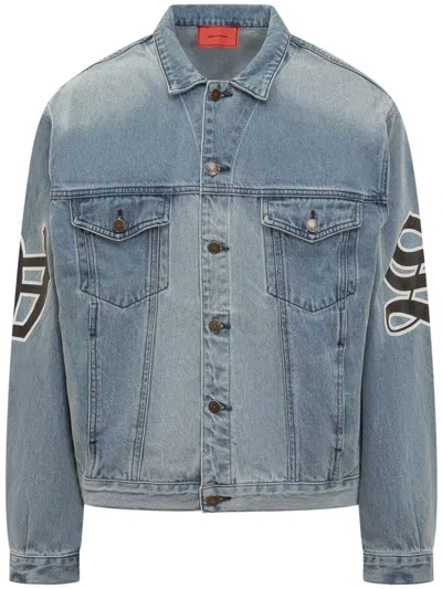 VISION OF SUPER PRINTED DENIM JACKET