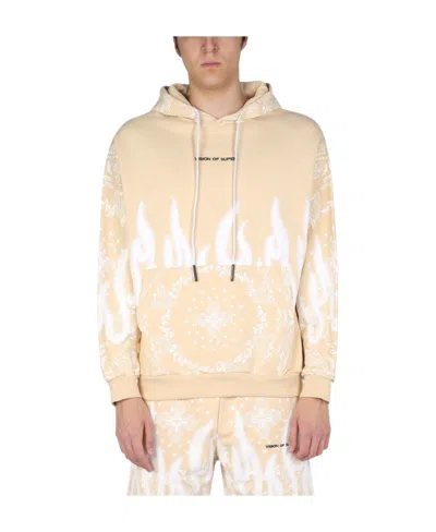 VISION OF SUPER VISION OF SUPER PRINTED DRAWSTRING HOODIE