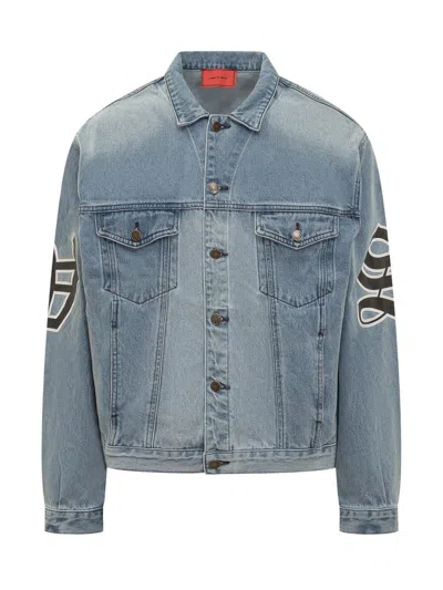Vision Of Super Printed Jacket In Blue