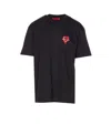 Vision Of Super Puff Print On The Back T-shirt In Black