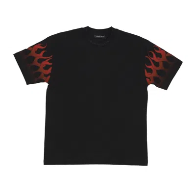 Vision Of Super Racing Flames Tee Men's T-shirt Black/red
