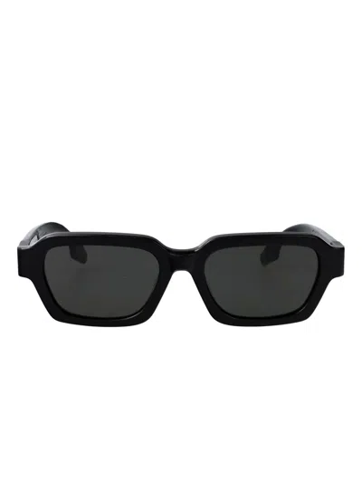 Vision Of Super Rectangle Logo Sunglasses In Black