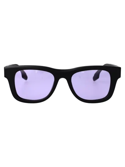 Vision Of Super Rectangular Sunglasses Vs0004 Sun 001 In Black
