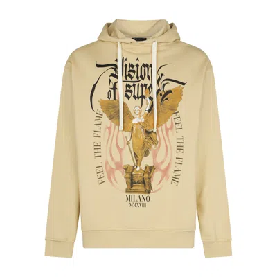 Vision Of Super Rock Mather Hoodie Men's Lightweight Hoodie In Sand