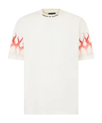 Vision Of Super Man T-shirt White Size Xl Cotton