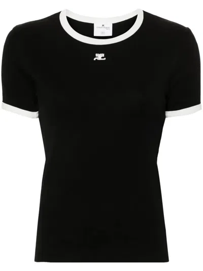 Vision Of Super "signature Contrast" T-shirt In Black