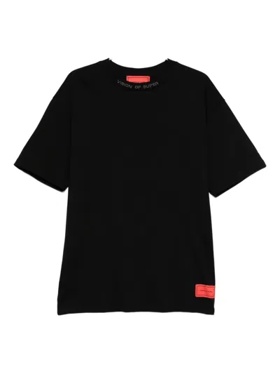 Vision Of Super Skull&bones T-shirt In Black